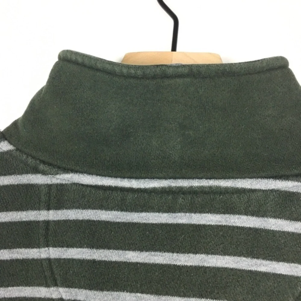 IZOD SIZE Pullover Half Zip Sweater Shirt Stripe Cozy Classic Preppy Size XL